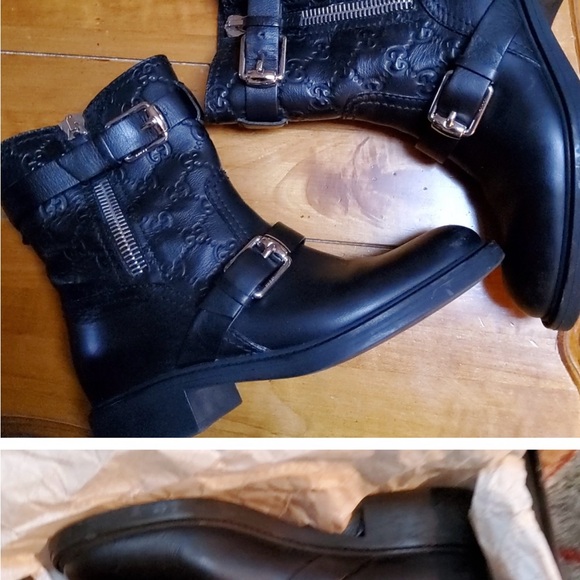 Gucci Guccissima Moto Boots EUC - Picture 4 of 10